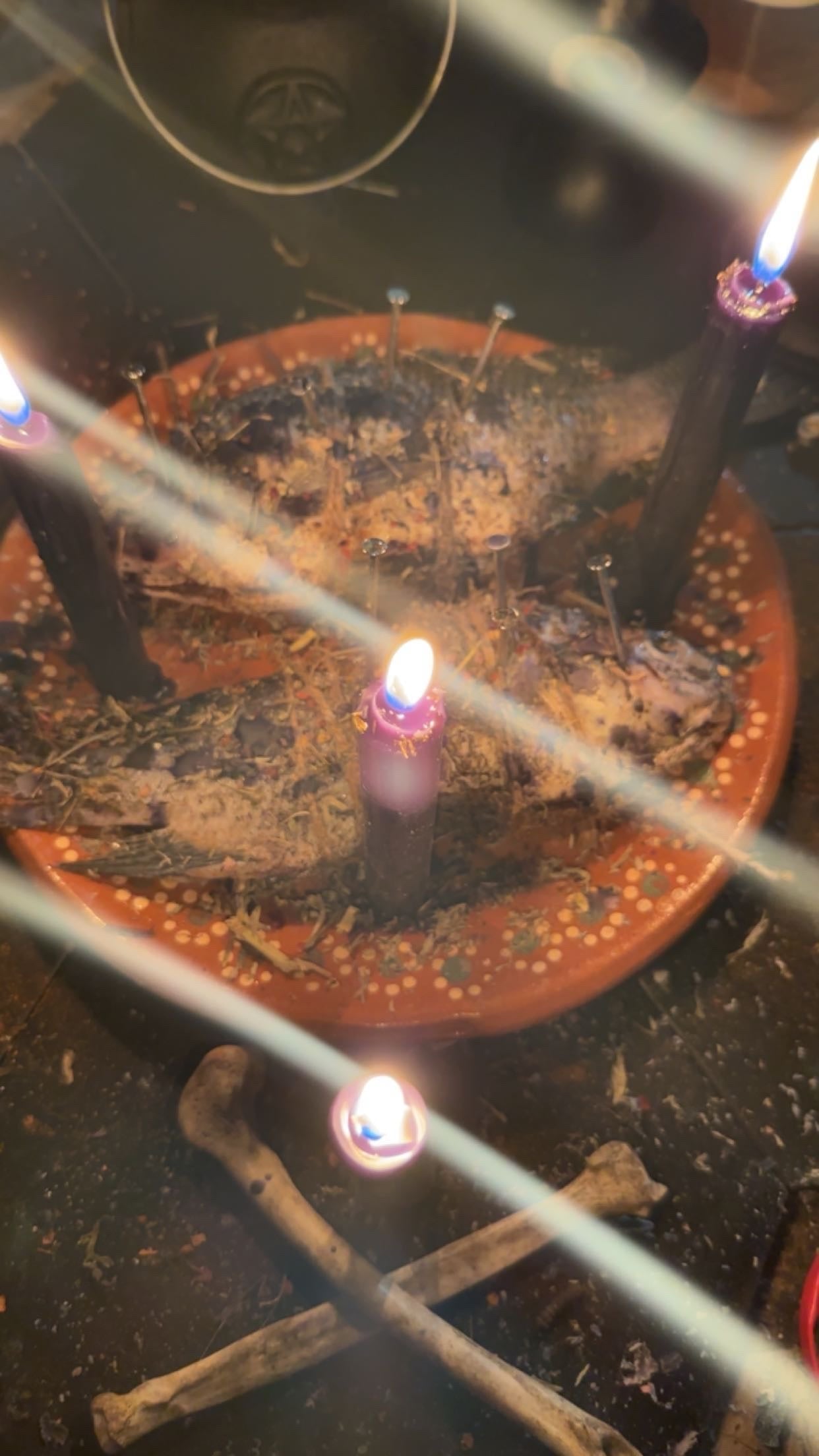 Saturn Retrograde/Full Moon Baneful Rite