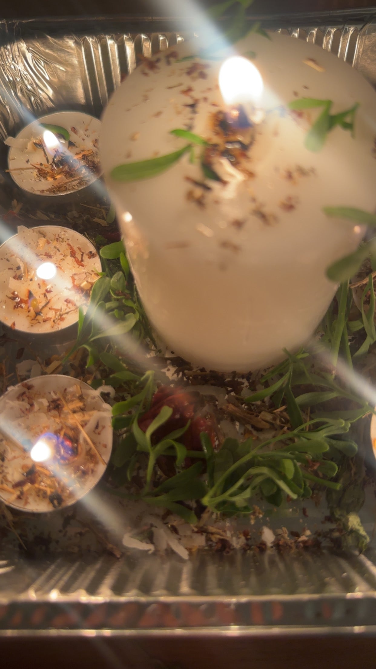 Mini Uncrossing Tea Light